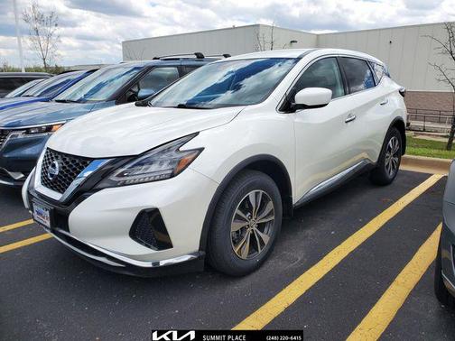 Pearl White Tricoat 2022 Nissan Murano S Intelligent AWD