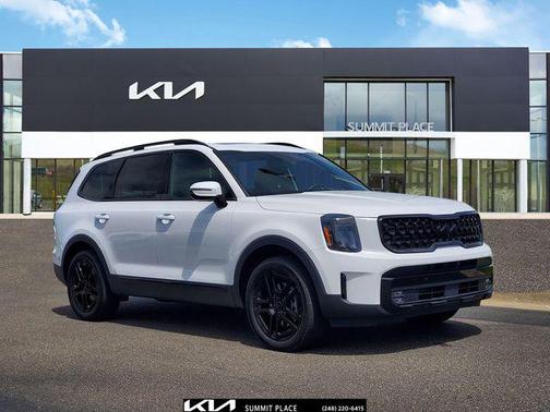 Glacial White Pearl 2025 Kia Telluride SX X-Line