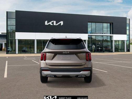 Volcanic Sand 2026 Kia Sorento Hybrid EX
