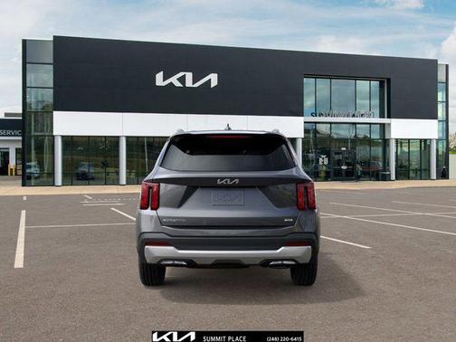 Steel Gray 2026 Kia Sorento Hybrid EX