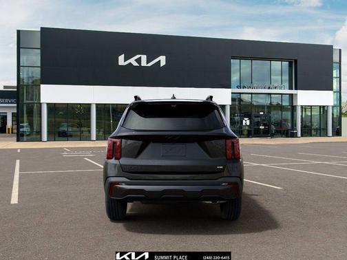 Gray 2026 Kia Sorento Hybrid SX Prestige