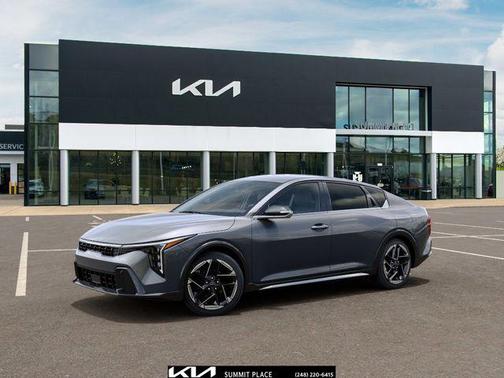 Steel Gray 2026 Kia K4 GT-Line