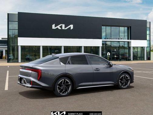 Steel Gray 2026 Kia K4 GT-Line