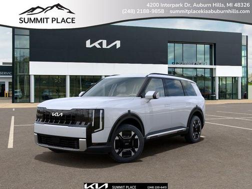 Glacial White Pearl 2027 Kia Telluride Hybrid EX