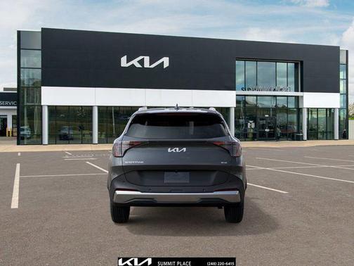 Gray 2026 Kia Sportage Hybrid EX