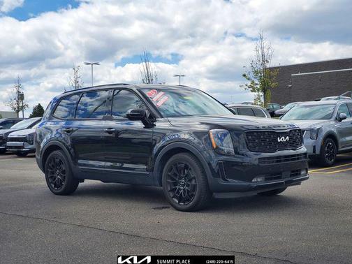Ebony Black 2022 Kia Telluride SX