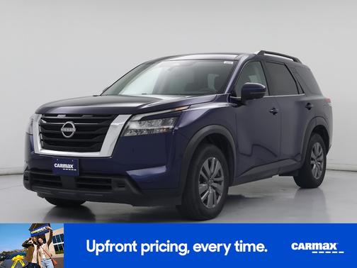 Blue 2025 Nissan Pathfinder SV