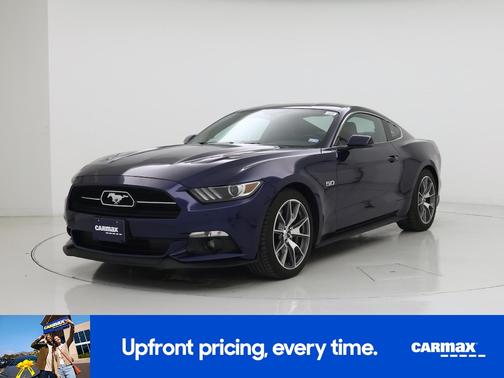 Blue 2015 Ford Mustang 50 Year Limited Edition