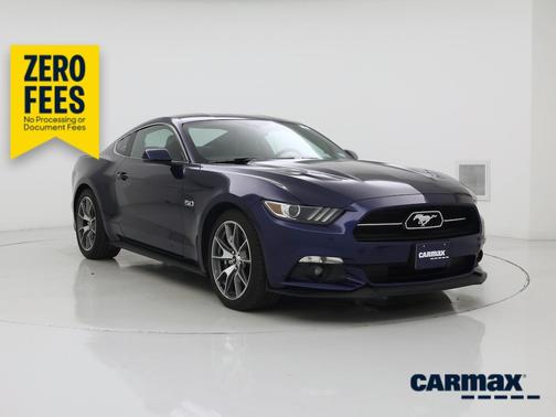 Blue 2015 Ford Mustang 50 Year Limited Edition