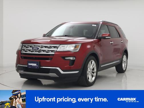 Red 2018 Ford Explorer Limited