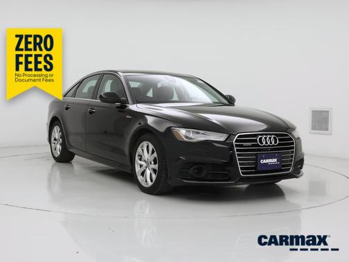 Black 2017 Audi A6 Premium Plus