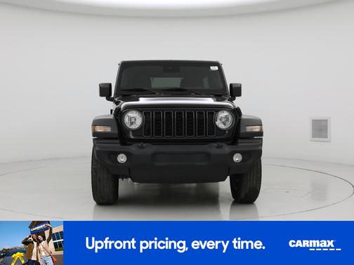 Black 2024 Jeep Wrangler Sport S