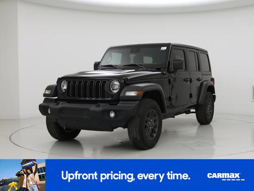 Black 2024 Jeep Wrangler Sport S