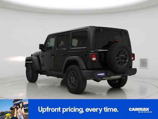 Black 2024 Jeep Wrangler Sport S