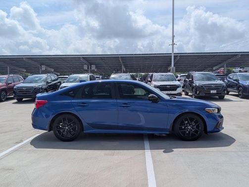 Blue 2024 Honda Civic Sport