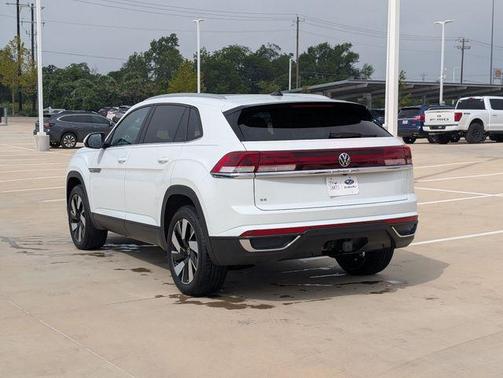 Pure White 2024 Volkswagen Atlas Cross Sport 2.0T SE w/Technology