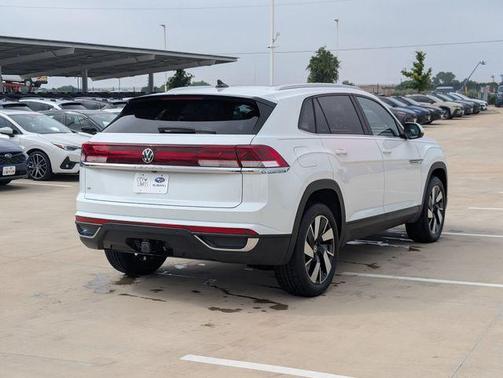 Pure White 2024 Volkswagen Atlas Cross Sport 2.0T SE w/Technology