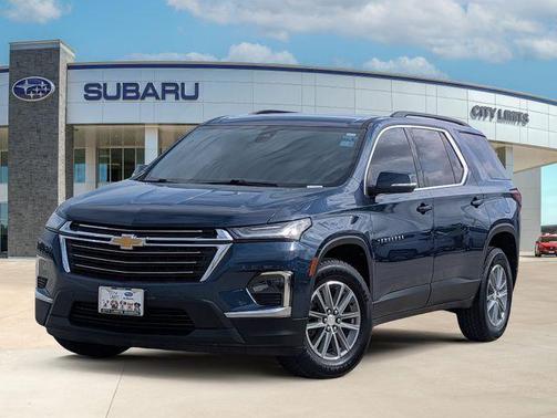Blue Metallic 2023 Chevrolet Traverse LT Leather