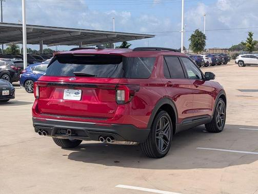 Red Metallic 2025 Ford Explorer ST