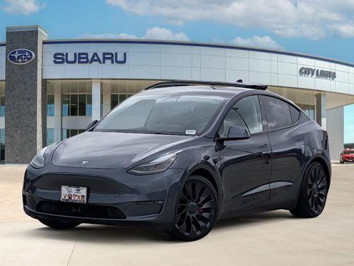 Gray 2022 Tesla Model Y Performance