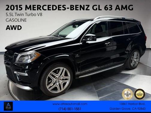 Black 2015 Mercedes-Benz GL-Class GL 63 AMG