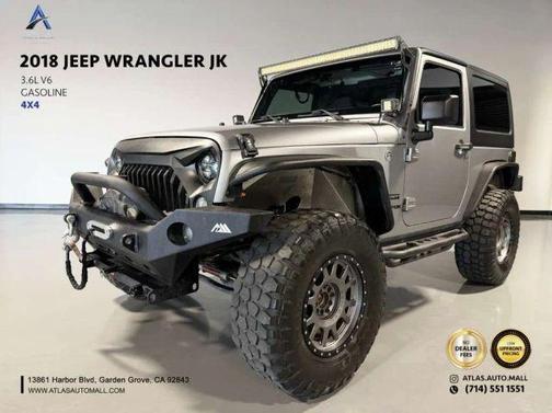 Gray 2018 Jeep Wrangler JK Sport