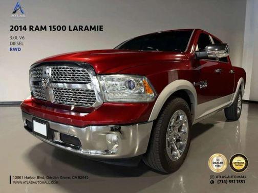 Red 2014 RAM 1500 Laramie