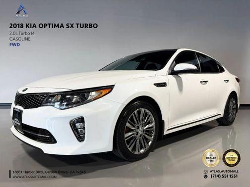White 2018 Kia Optima SX Turbo