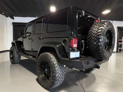 Black 2015 Jeep Wrangler Unlimited Sahara