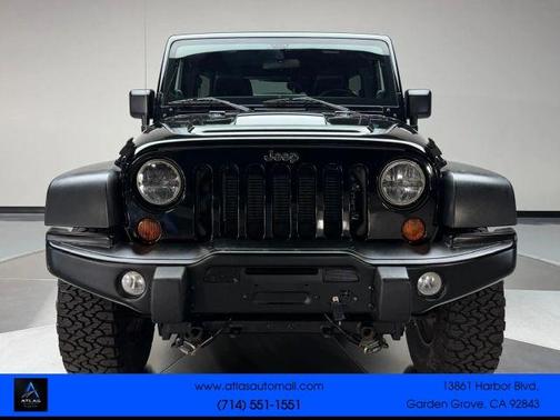 Black 2012 Jeep Wrangler Unlimited Rubicon