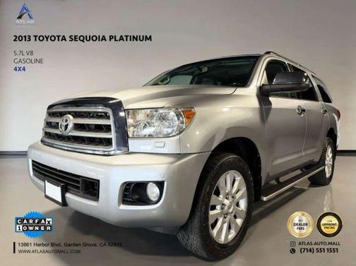 Silver 2013 Toyota Sequoia Platinum