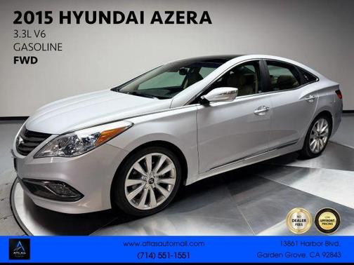 Starlight Silver 2015 Hyundai Azera Limited