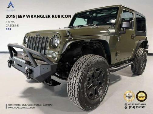 Green 2015 Jeep Wrangler Rubicon