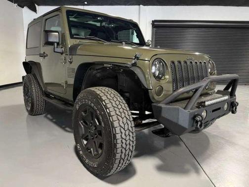 Green 2015 Jeep Wrangler Rubicon