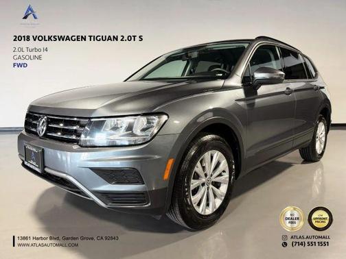 Platinum Gray Metallic 2018 Volkswagen Tiguan 2.0T S