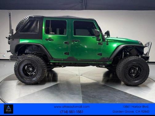 Green 2016 Jeep Wrangler Unlimited Sport