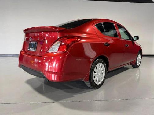 Red 2019 Nissan Versa 1.6 S+