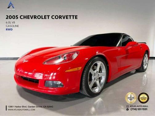 Red 2005 Chevrolet Corvette