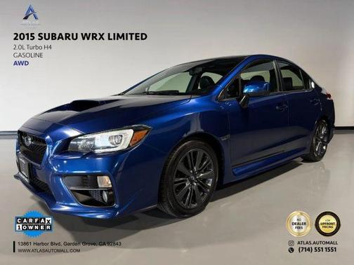 Galaxy Blue Pearl 2015 Subaru WRX Limited