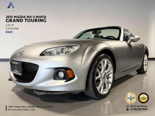 Liquid Silver 2015 Mazda MX-5 Miata Grand Touring