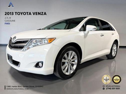 White 2013 Toyota Venza XLE