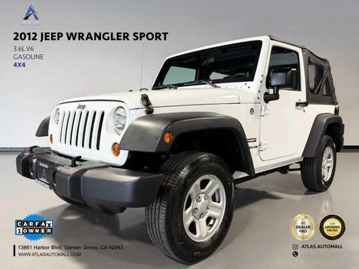 White 2012 Jeep Wrangler Sport