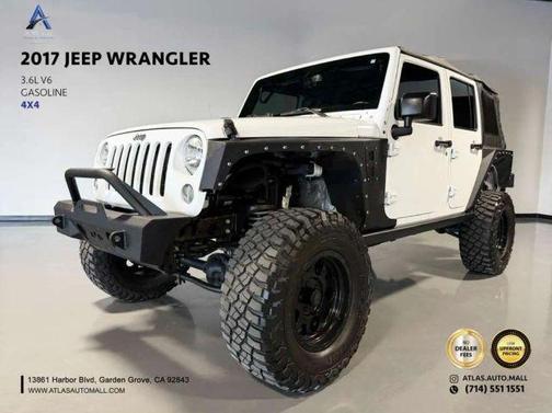 White 2017 Jeep Wrangler Unlimited Sport
