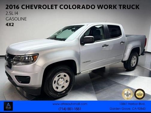 Silver 2016 Chevrolet Colorado WT