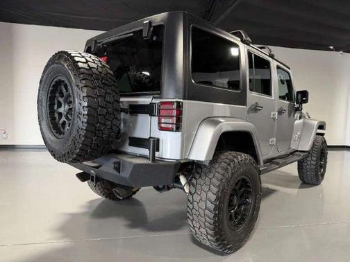Silver 2014 Jeep Wrangler Unlimited Sahara