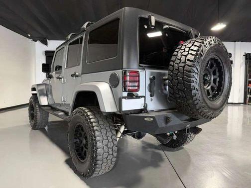 Silver 2014 Jeep Wrangler Unlimited Sahara
