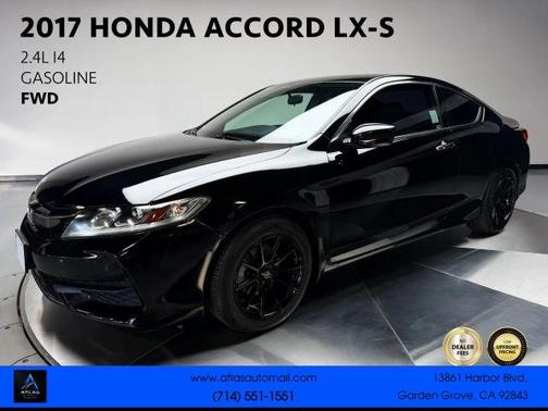 Black 2017 Honda Accord LX-S