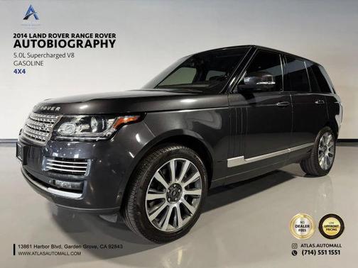 Causeway Gray Metallic 2014 Land Rover Range Rover 5.0L Supercharged Autobiography