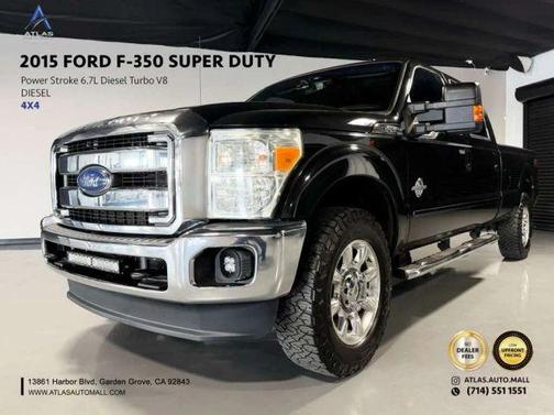 Black 2015 Ford F-350 Lariat Super Duty
