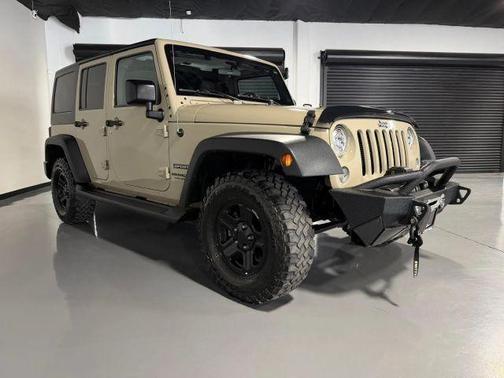 Khaki 2017 Jeep Wrangler Unlimited Sport
